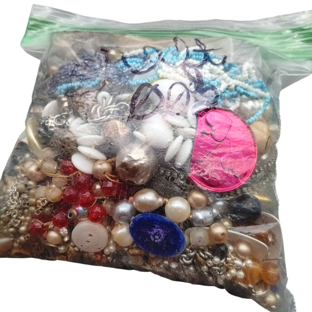 Vintage & Modern Jewelry Lot - Mixed Styles, Estate Parts for Repair/Crafting